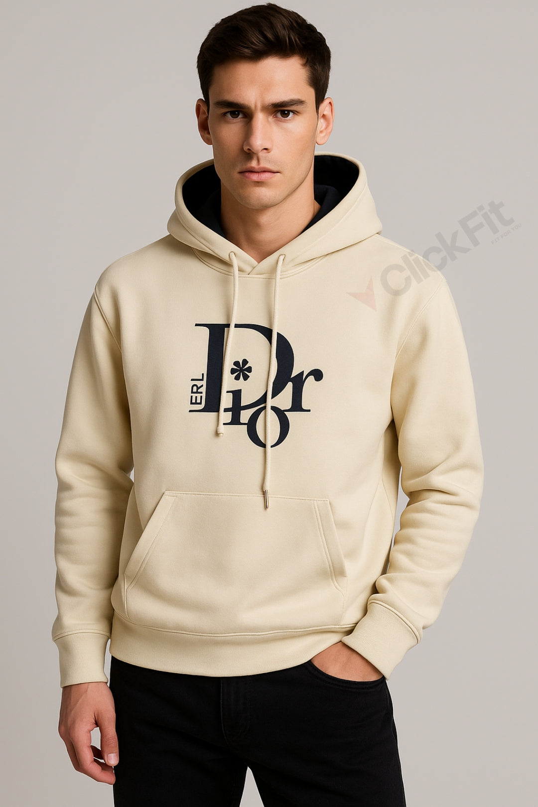 Cotton fleece hoodie