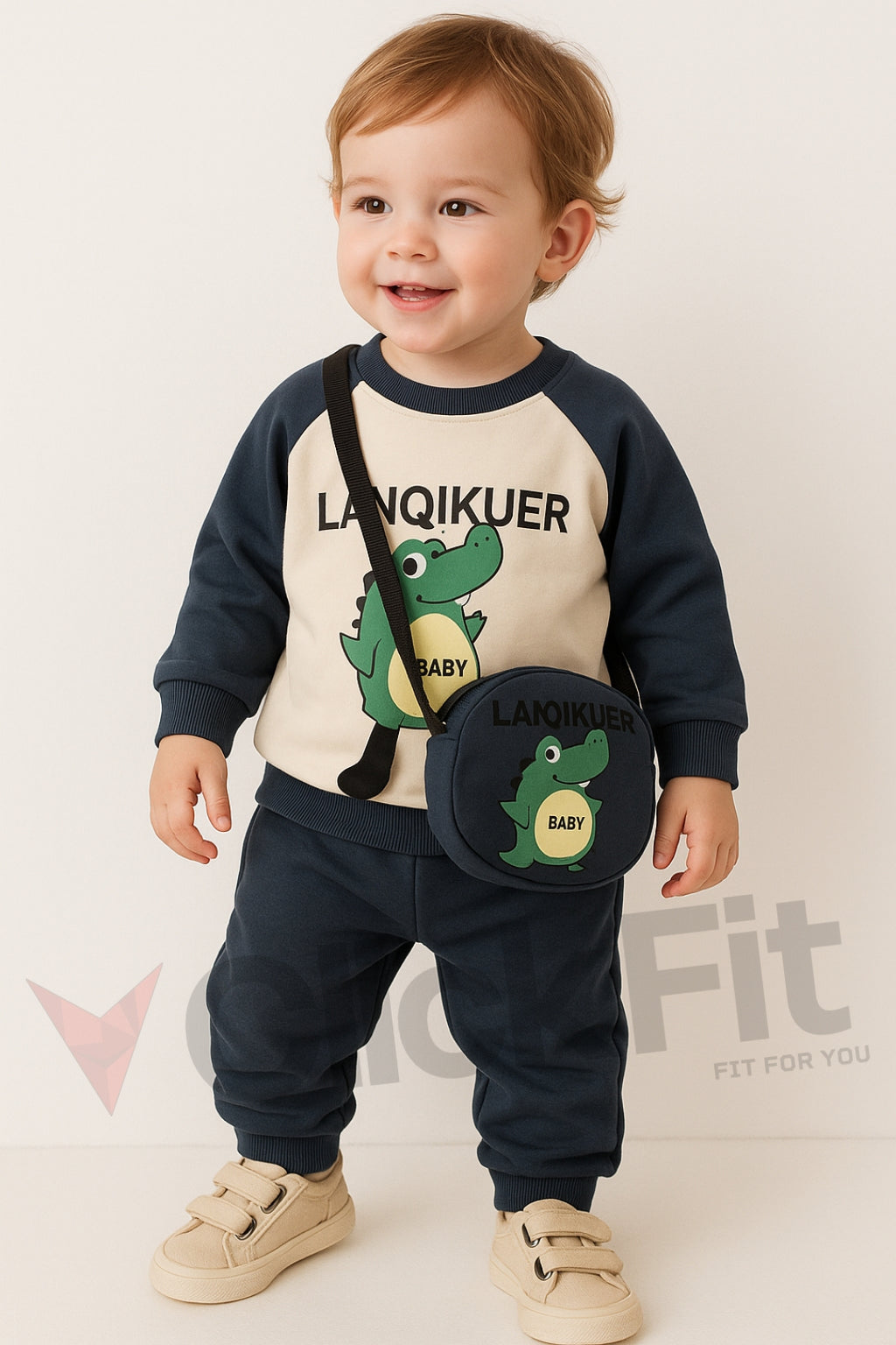 2piece dress with cross body bag